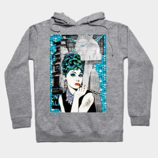 Audrey punked and smoking Hoodie